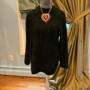 H&M brand new sweater/dress black size s/p oversize sweater